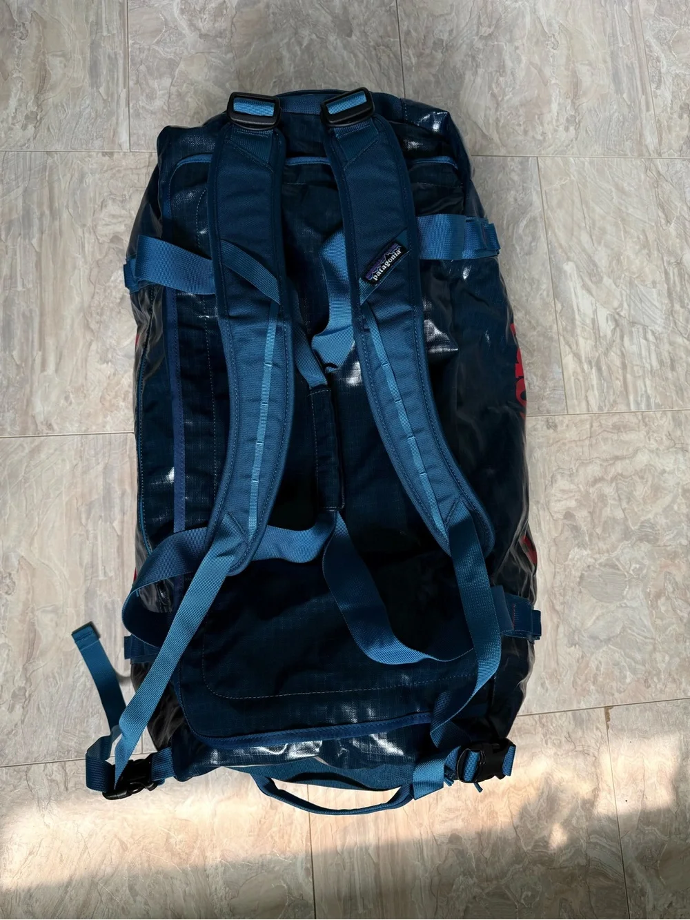 Patagonia black duffel